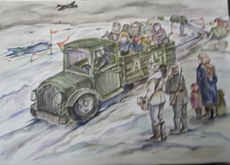 Рисунок на тему дорога жизни