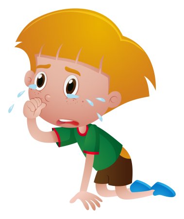 Плачущий человек