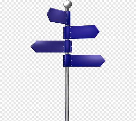 Столб с указателями