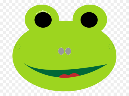 Маска лягушки на голову