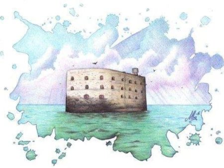 Форт Боярд крепость рисунок