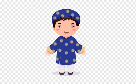 Казахский мальчик вектор