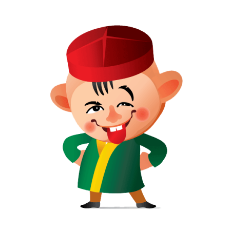 Казах мультяшный