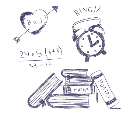 Надписи мелом на прозрачном фоне