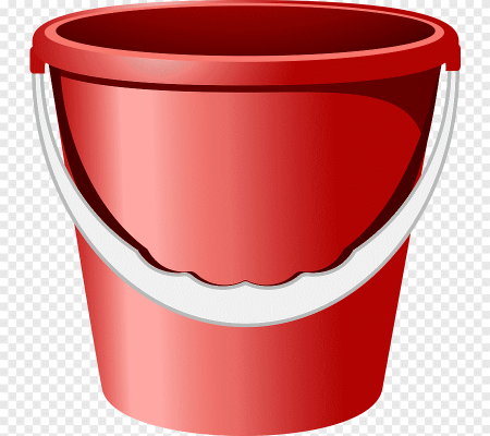 Ведро мультяшное