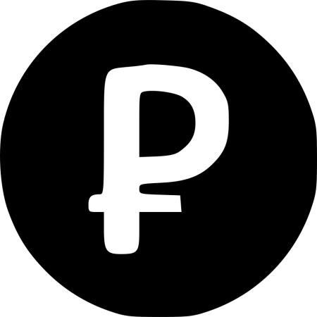 Монета рубль иконка