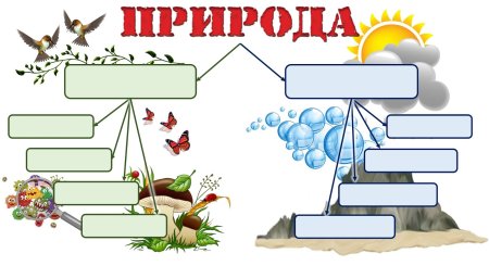 Карточки Живая и неживая природа