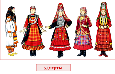 Костюмы народов России