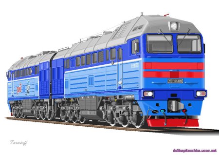 Тепловоз 2тэ116 вектор