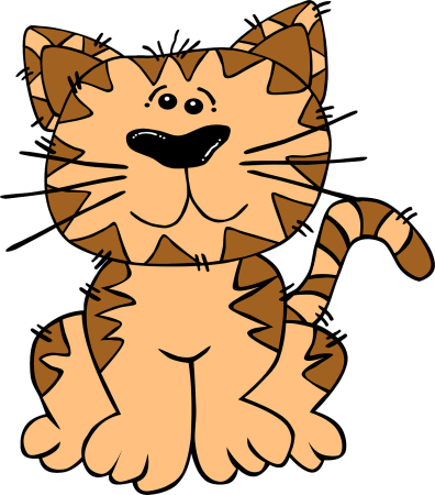 Кошечка мультяшная