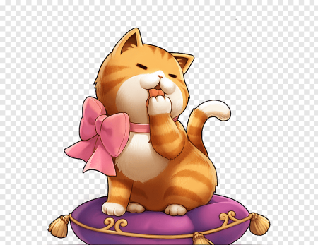 Котики на прозрачном фоне мультяшные
