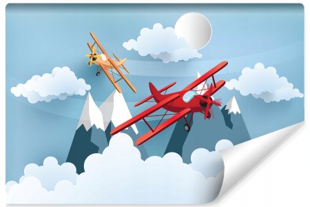 Самолет над облаками