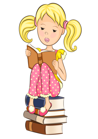 Девочка с книжкой