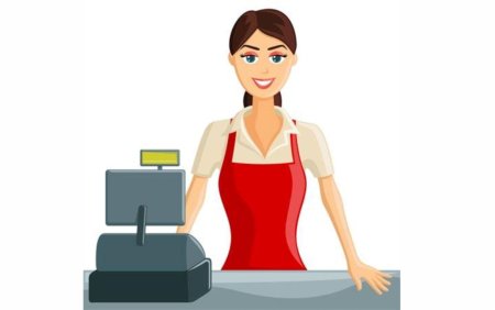 Нарисовать продавца