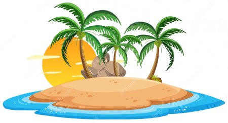 Тропический островов vector