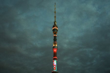 Останкинская телебашня Москва живопись