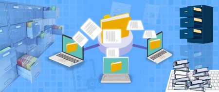 Документооборот иллюстрация