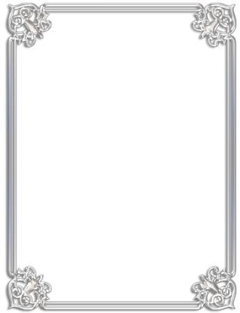 Серебряная рамка для текста