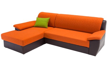 Диван угловой на белом фоне