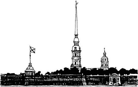 Петропавловская крепость в Санкт-Петербурге