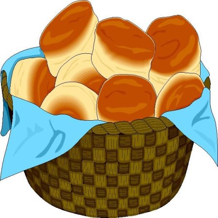 Корзинка с пирожками