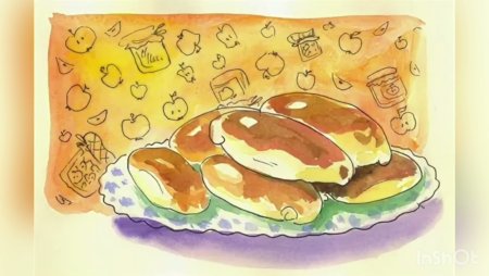 Рисование пирожки