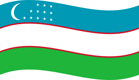 Флаг Респ Узбекистан