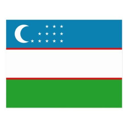 Флаг Узбекистана вектор