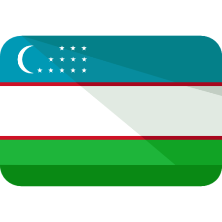 Флаг Узбекистана пиктограмма