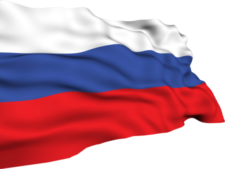 Флаг России на прозрачном фоне