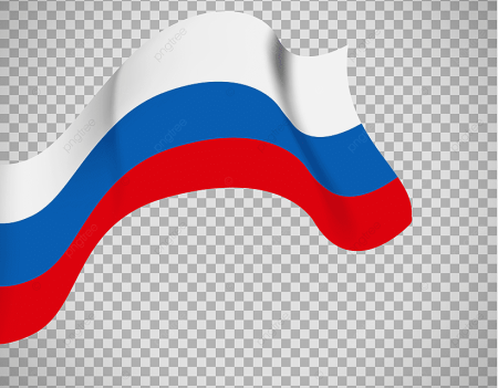 Развивающийся флаг России вектор