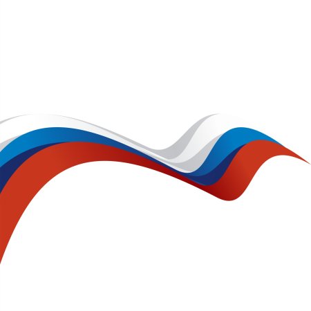 Лента Триколор России вектор