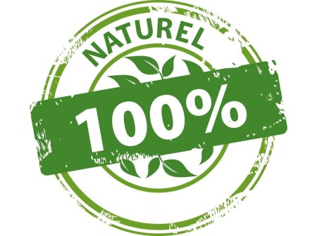 100 Натуральный продукт значок