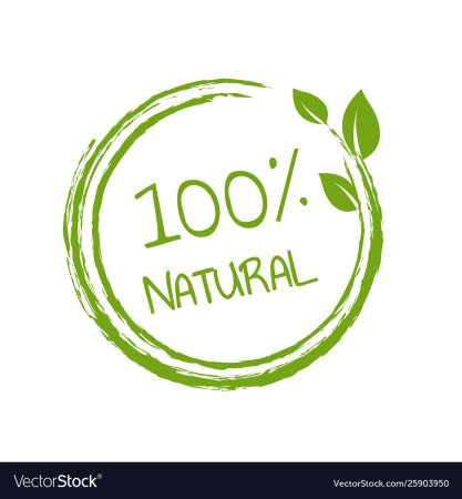 Знак 100 натуральный продукт