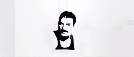 Портрет векторный Фредди Меркьюри