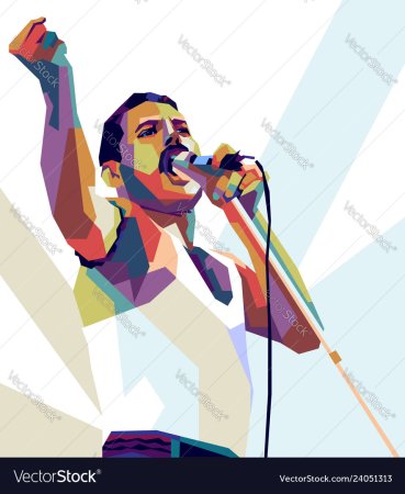 Фредди Меркьюри vector