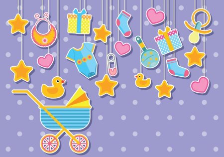 Детские игрушки фон