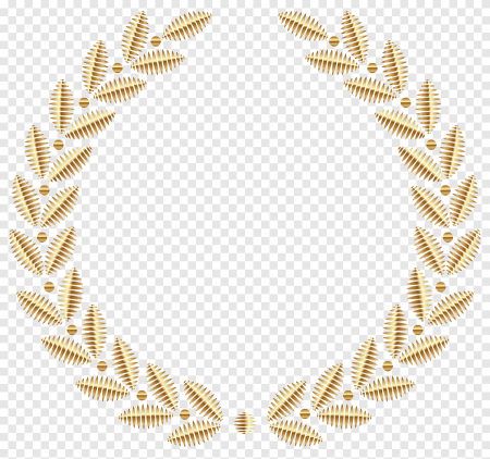 Золотой венок круглый