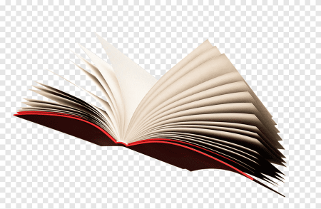 Летающие книги на прозрачном фоне