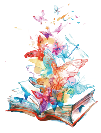 Дети летят на книге