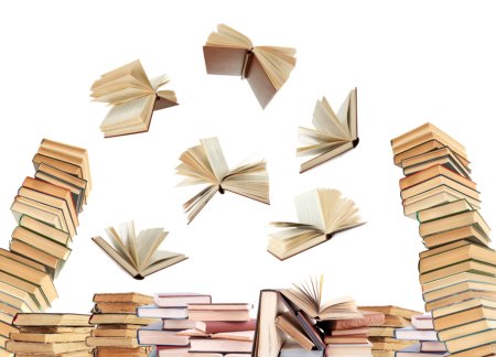 Летающий книжки вектор