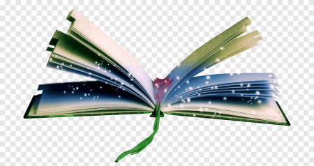 Книги летят без фона