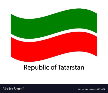 Флаг Республики Татарстан вектор