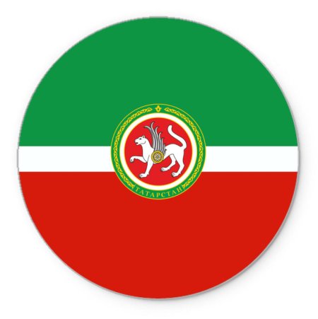 Флаг Татарстана круглый