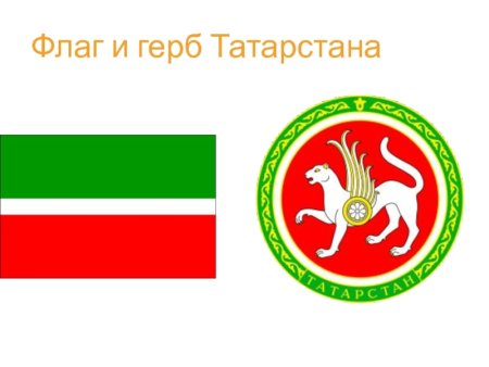 Флаг Татарстана и герб Татарстана