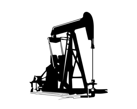 Нефтяная буровая вышка вектор