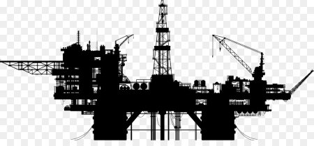 Нефтяная буровая вышка вектор
