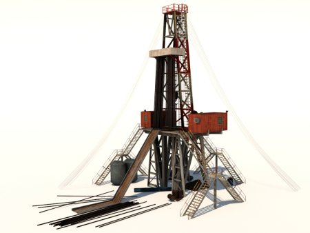 Нефтяная вышка вектор