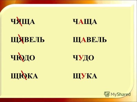 Ча ща Чу ЩУ