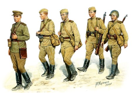 MINIART 35044 Советская пехота